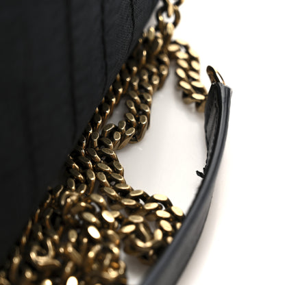Saint Laurent Fabric Y Quilted Monogram Small Loulou Chain Satchel Black 12 of 12