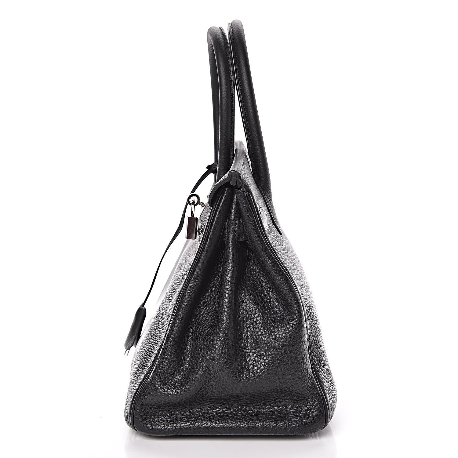 Hermes Taurillon Clemence Birkin 30 Black 13 of 20