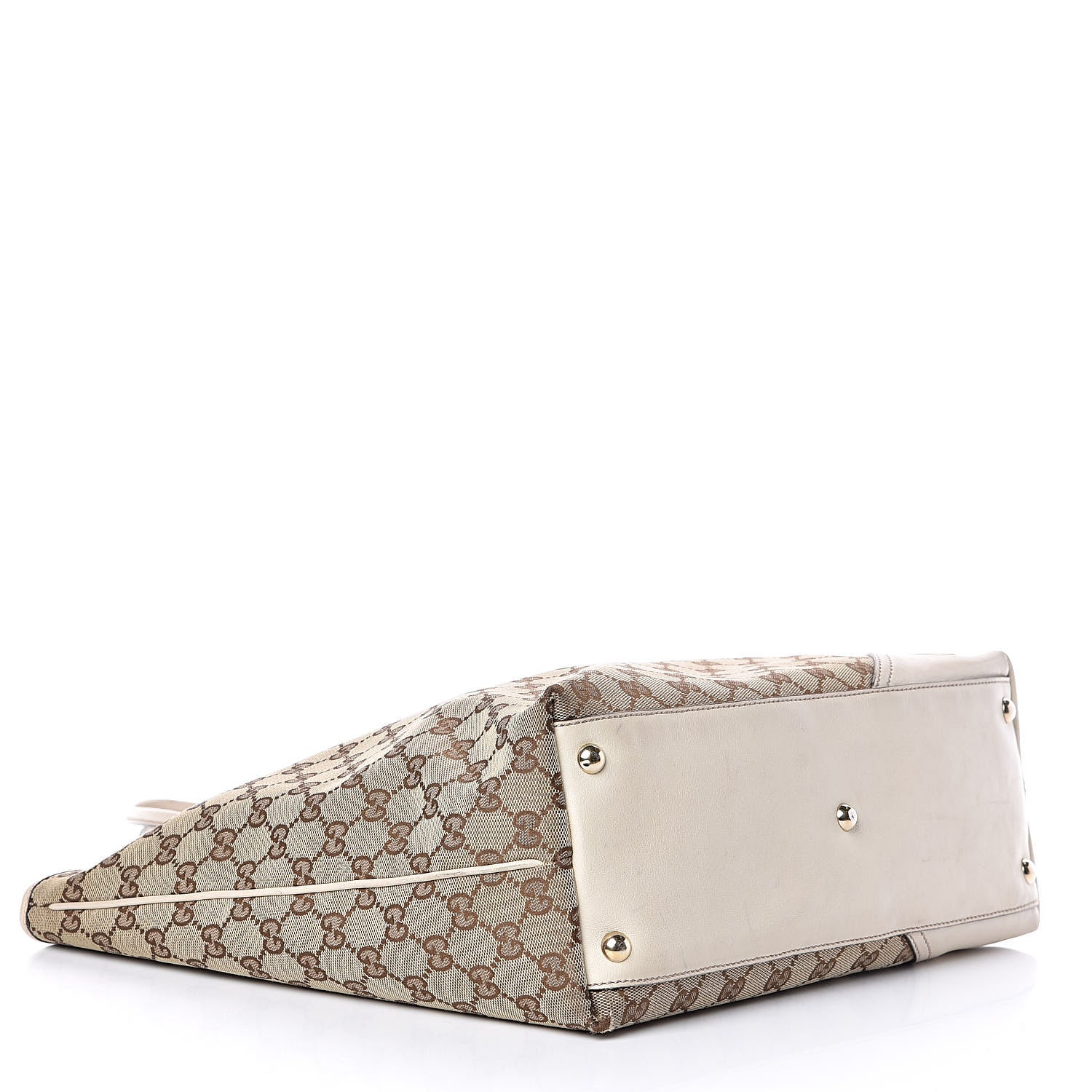 Gucci Monogram Large New Britt Tote Off White 4 of 15