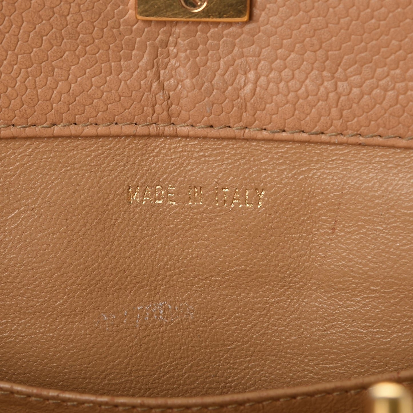 Caviar CC Small Tote Bag Beige