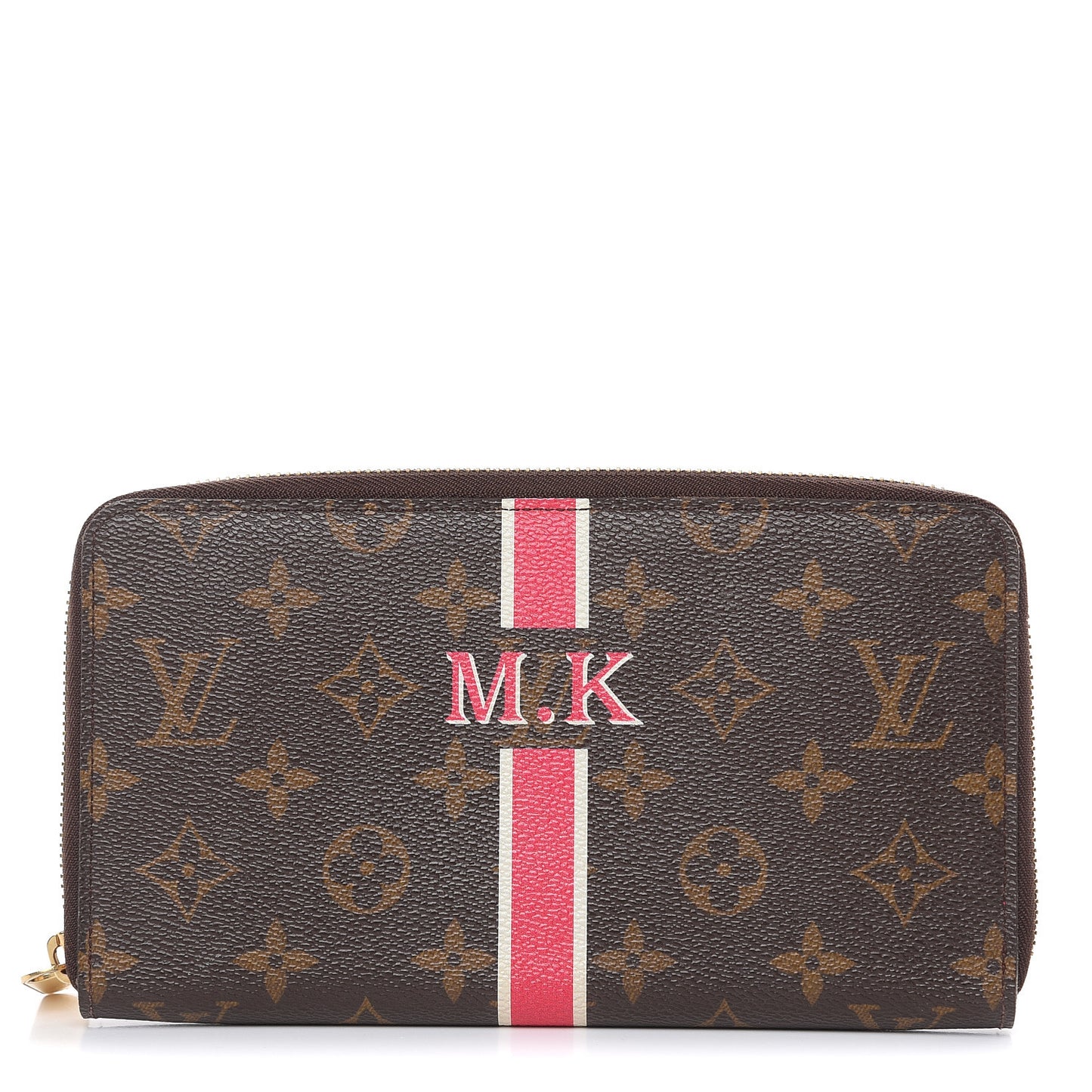 Monogram My LV Heritage Zippy Organizer Wallet Fuchsia White
