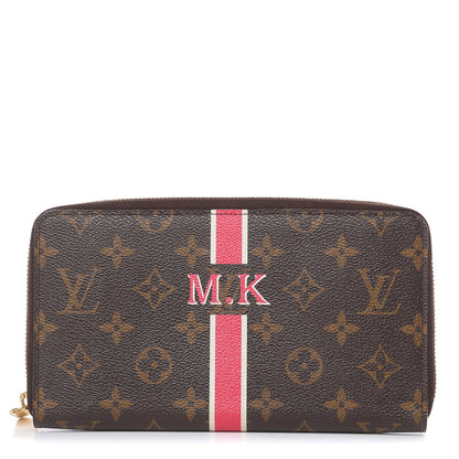 Louis Vuitton Monogram My LV Heritage Zippy Organizer Wallet Fuchsia White 1 of 12