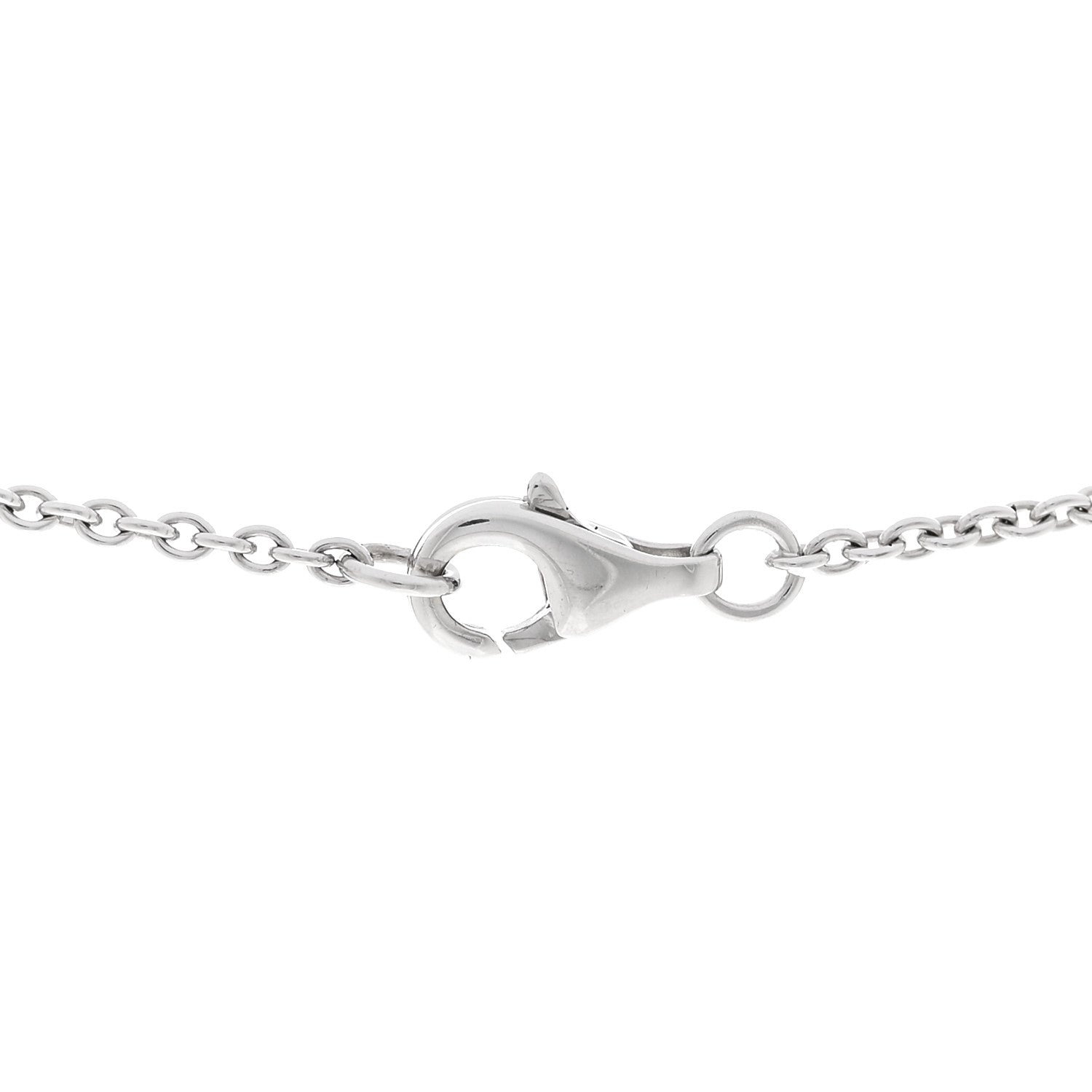 Chanel 18K White Gold Diamond Bouton de Camelia Pendant Necklace 4 of 7