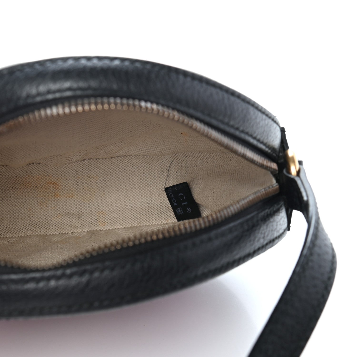 Gucci Velvet GG Monogram Textured Calfskin Round Shoulder Bag Red Cipria Black 7 of 9