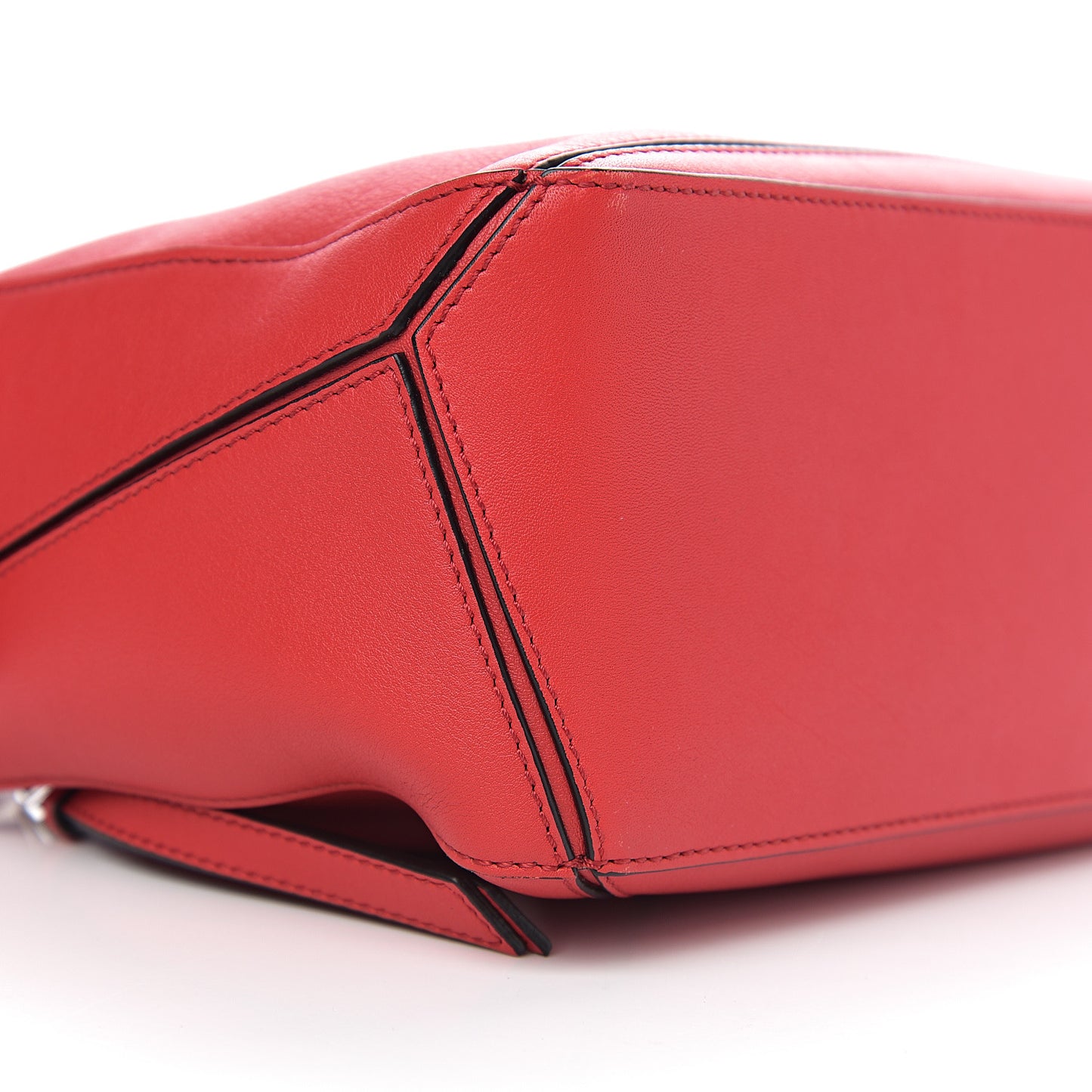 Calfskin Small Puzzle Bag Scarlet