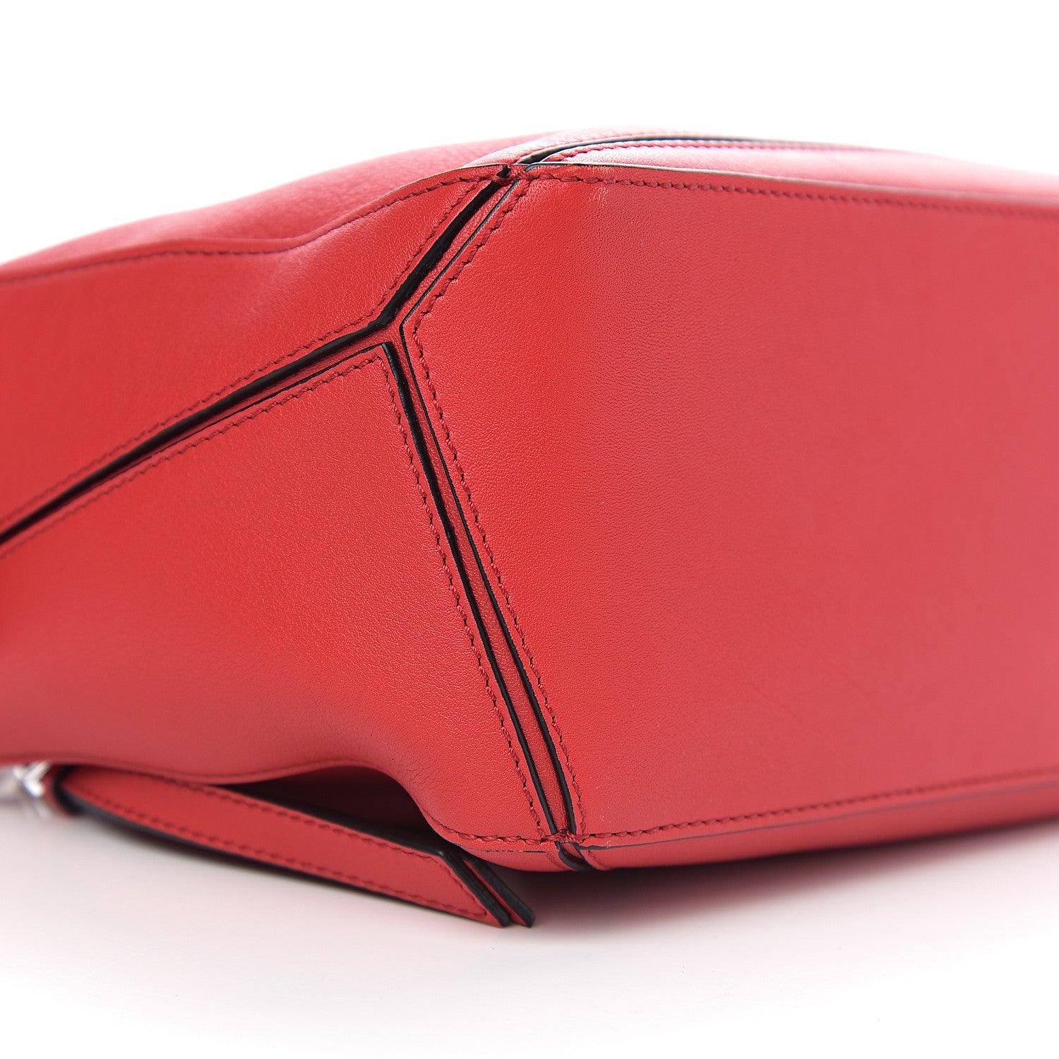 Loewe Calfskin Small Puzzle Bag Scarlet 8 of 9