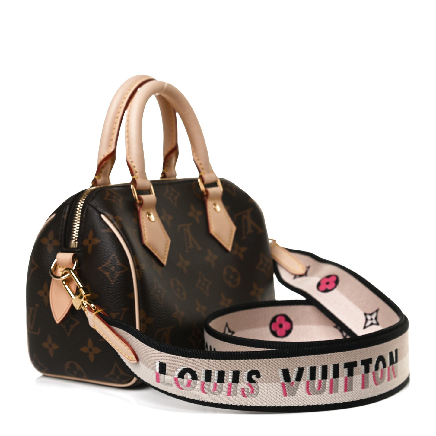 Monogram Speedy Bandouliere 20 Black