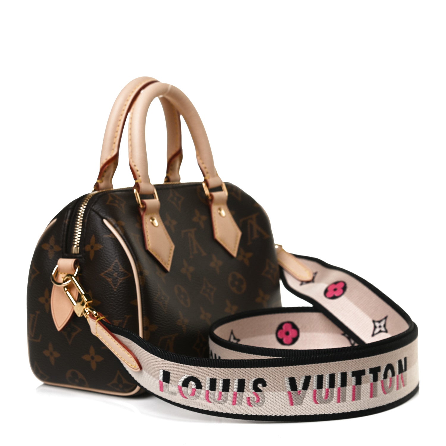 Louis Vuitton Monogram Speedy Bandouliere 20 Black 3 of 12