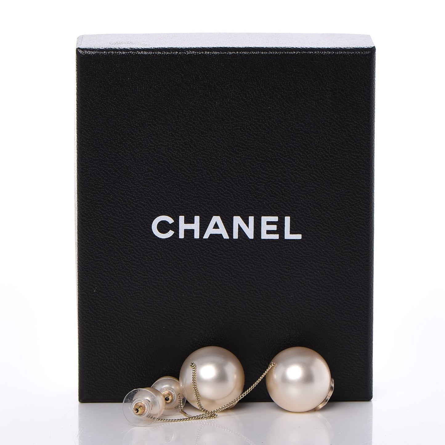 Pearl CC Drop Earrings Gold