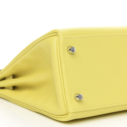 Hermes Evercolor Kelly Retourne 28 Lime 9 of 11