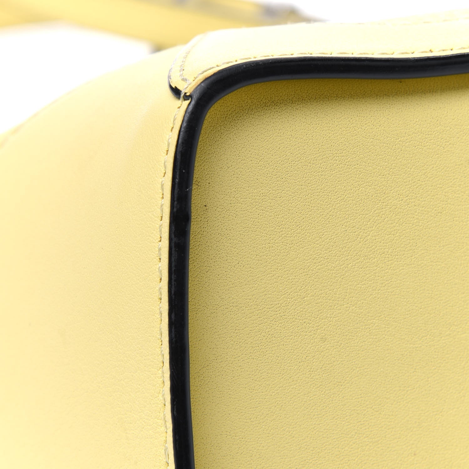 MCM Calfskin Mini Claudia Crossbody Bag Yellow 16 of 23
