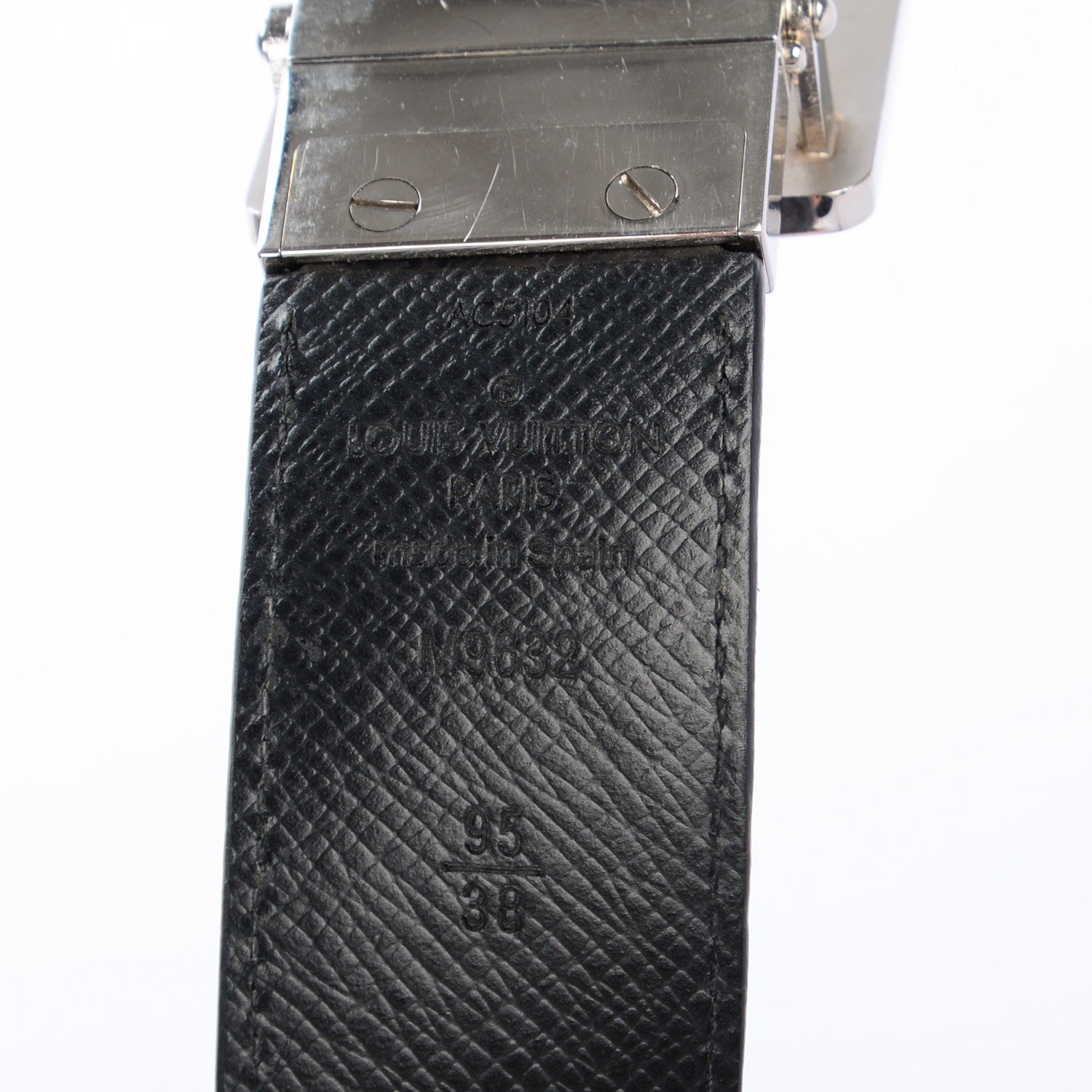 Louis Vuitton Damier Graphite 35mm LV Inventeur Reversible Belt 95 38 5 of 6