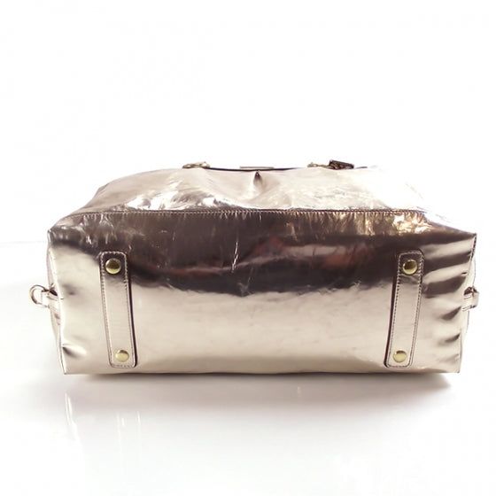 COACHMadisonSabrinaMirroredMetallicGold12965