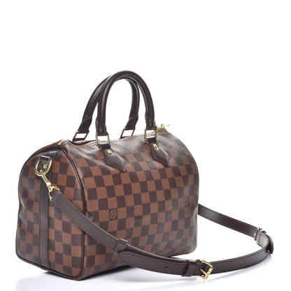 Louis Vuitton Damier Ebene Speedy Bandouliere 25 4 of 10