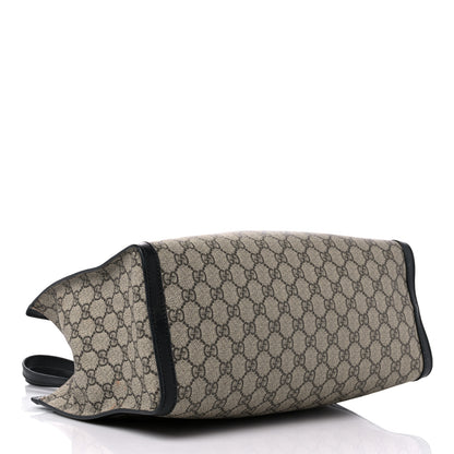 Gucci GG Supreme Monogram Medium Padlock Tote Black 4 of 19