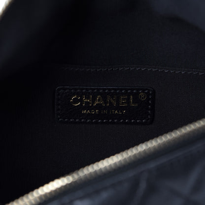 Chanel Calfskin Quilted Banane Waist Bag Fanny Pack Black 8 of 10