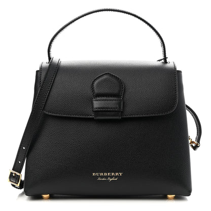 Burberry Derby Calfskin House Check Small Camberley Black 1 of 8