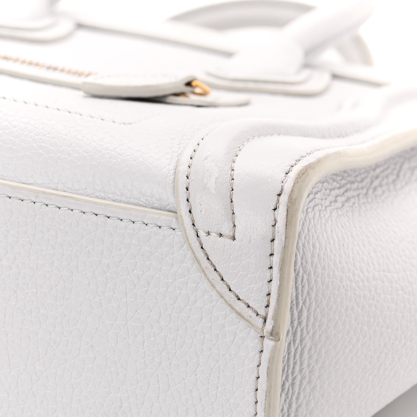 Drummed Calfskin Nano Luggage Lune