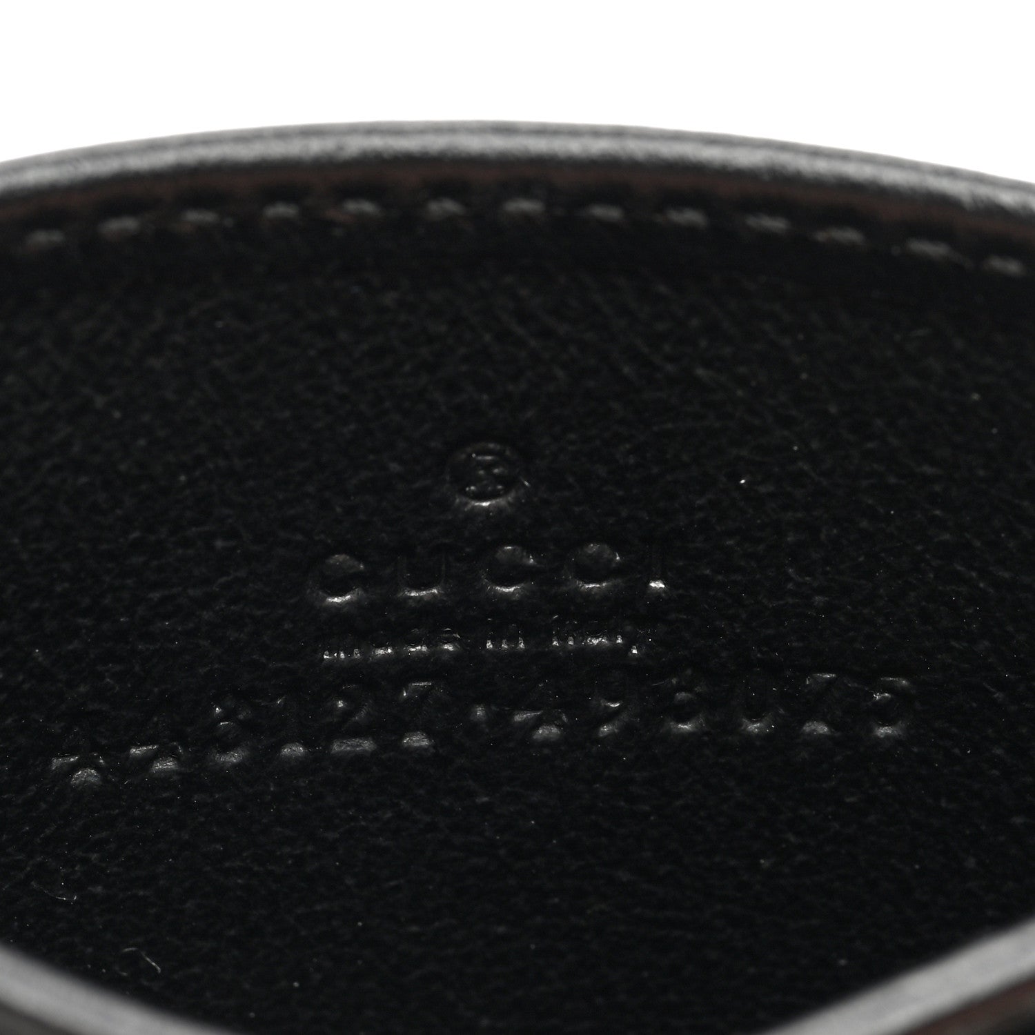 Gucci Calfskin Matelasse GG Marmont Card Holder Black 6 of 7