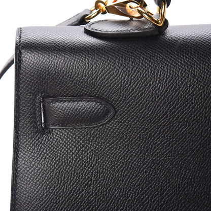 Hermes Epsom Kelly Sellier 35 Black 13 of 42