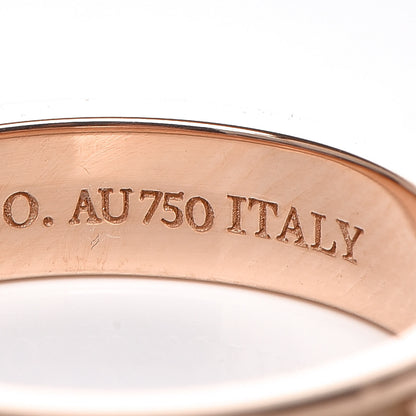 Tiffany 18K Rose Gold Atlas Band Ring 48 4.5 5 of 5