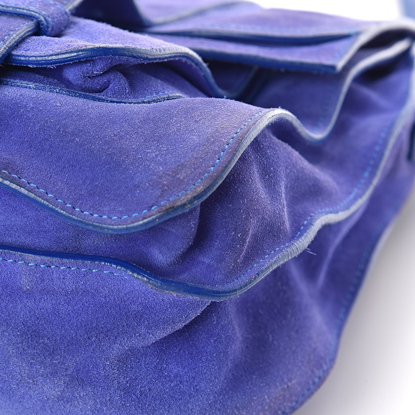 Suede Medium PS1 Satchel Royal Blue