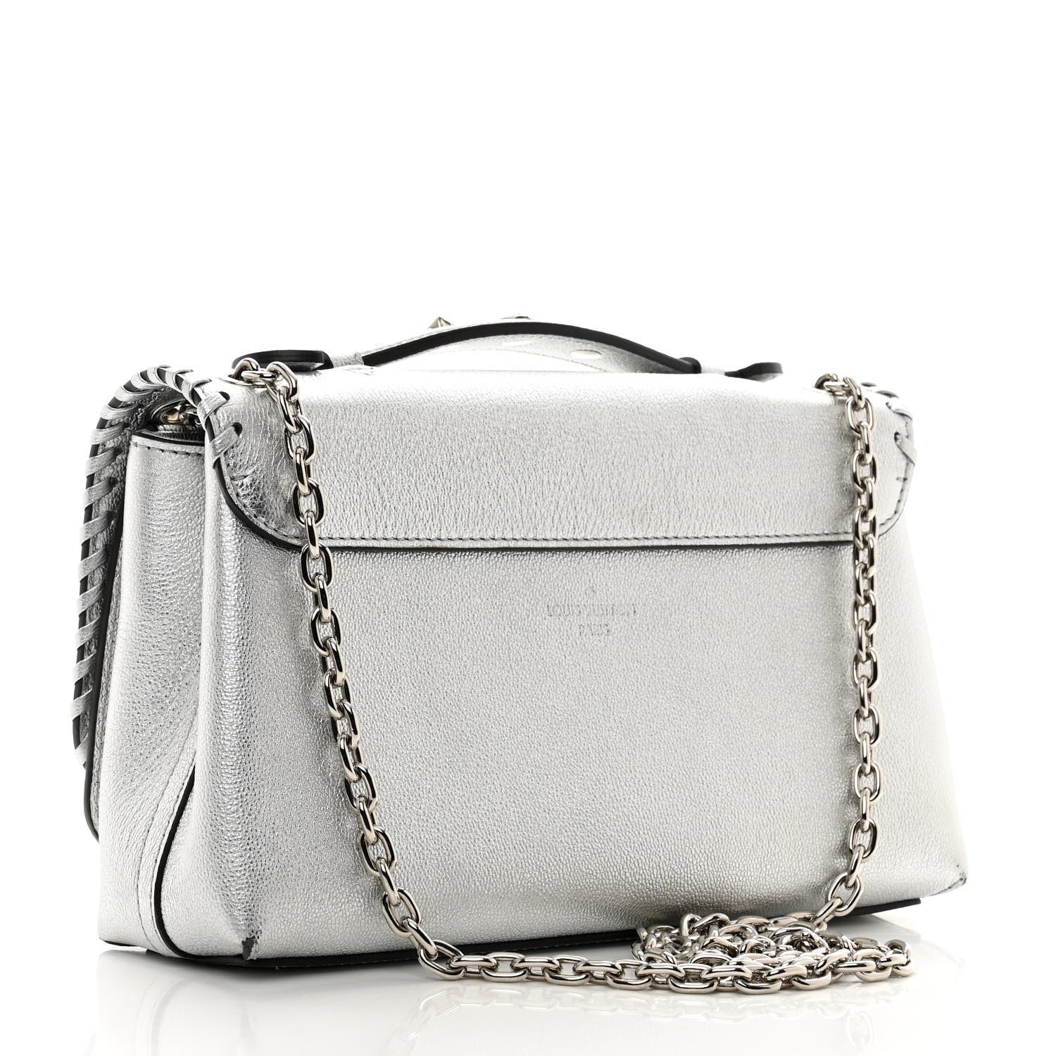 Louis Vuitton Cuir Plume Ecume Very Chain Bag Argent 3 of 10