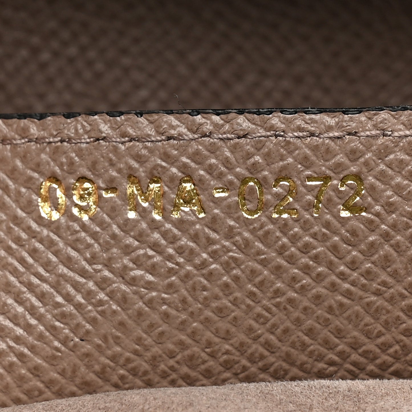 Grained Calfskin Saddle Bag With Strap Taupe