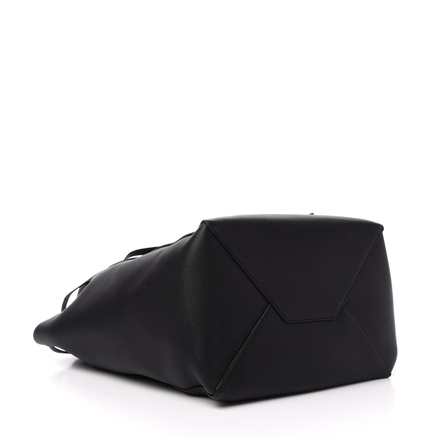 Soft Grained Calfskin Medium Belt Cabas Phantom Black