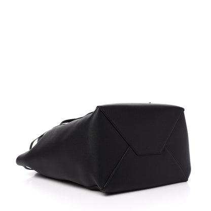 Celine Soft Grained Calfskin Medium Belt Cabas Phantom Black 4 of 11