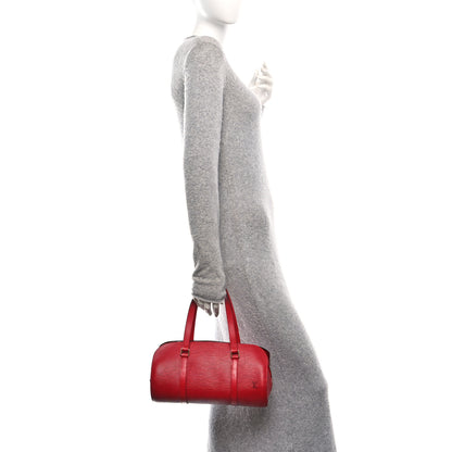 Louis Vuitton Epi Soufflot Castillan Red 2 of 14