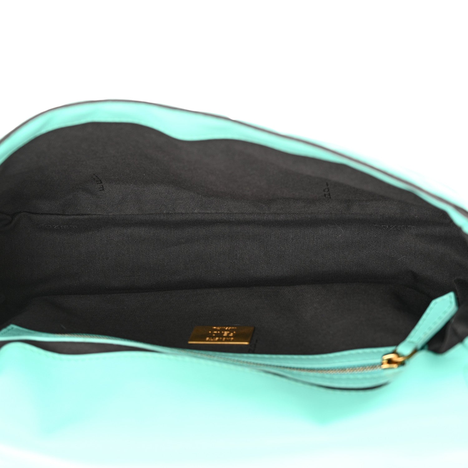 Fendi Nappa FF 1974 Embossed Baguette Tiffany 5 of 12