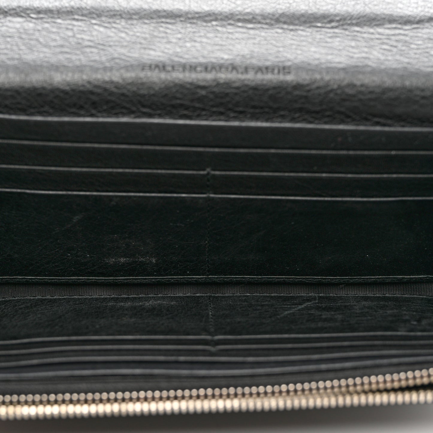 Agneau Giant Brogues Hardware Money Wallet Black