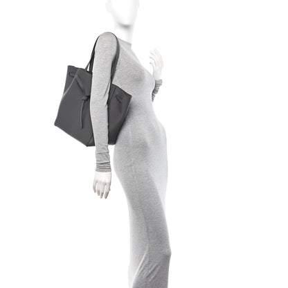 Celine Soft Grained Calfskin Small Belt Cabas Phantom Medium Grey 2 of 9