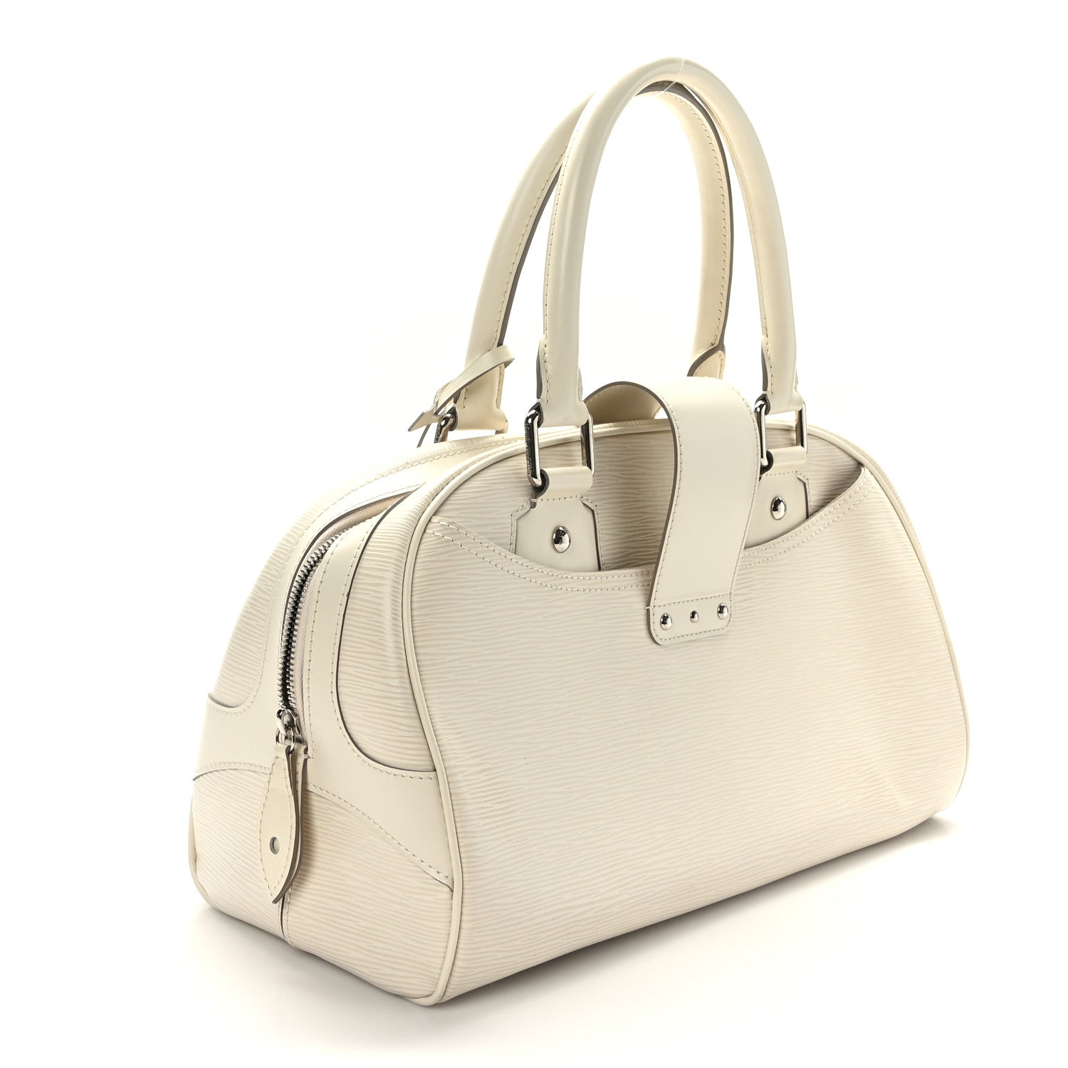 Louis Vuitton Epi Bowling Montaigne GM Ivory 3 of 8
