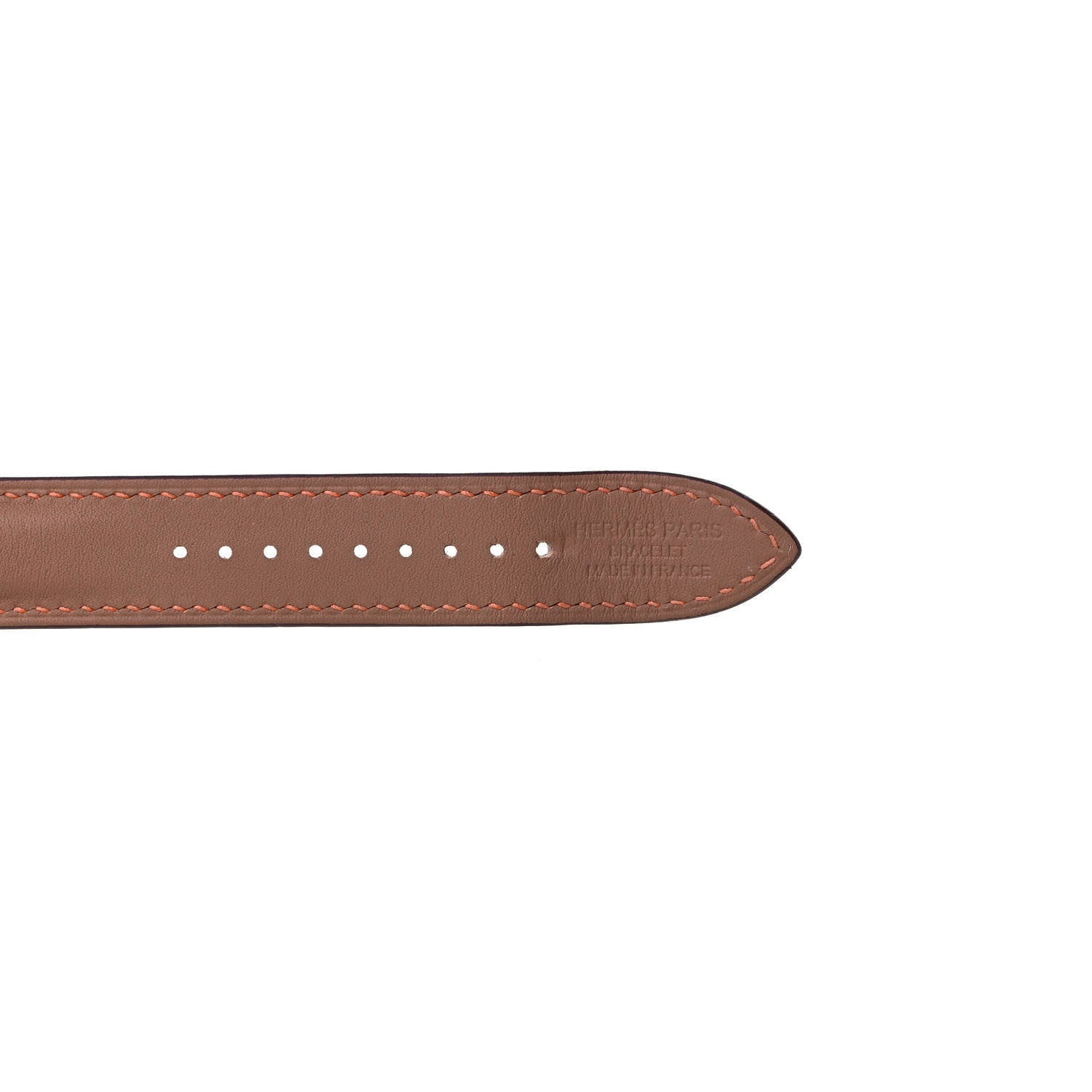 Hermes Epsom 40mm Apple Watch Double Tour Band Orange 4 of 4