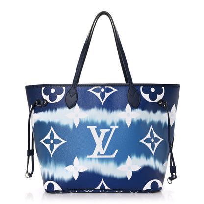 Louis Vuitton Monogram Escale Neverfull MM Blue 1 of 11