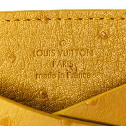 Louis Vuitton Ostrich Card Holder Yellow 6 of 6