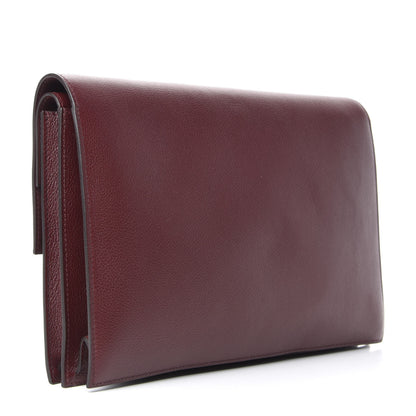 Hermes Evercolor Fortunio Clutch Bordeaux 3 of 8