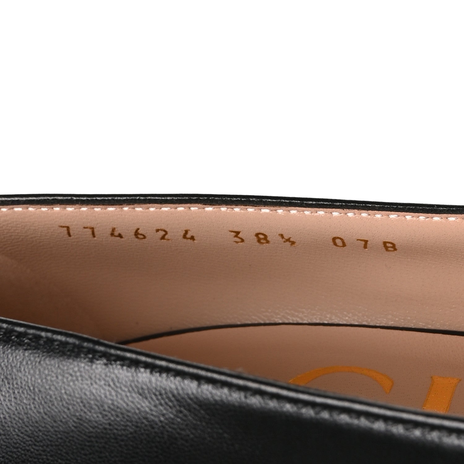 Gucci Malaga Kid Horsebit 75mm Pumps 38.5 Black 9 of 11