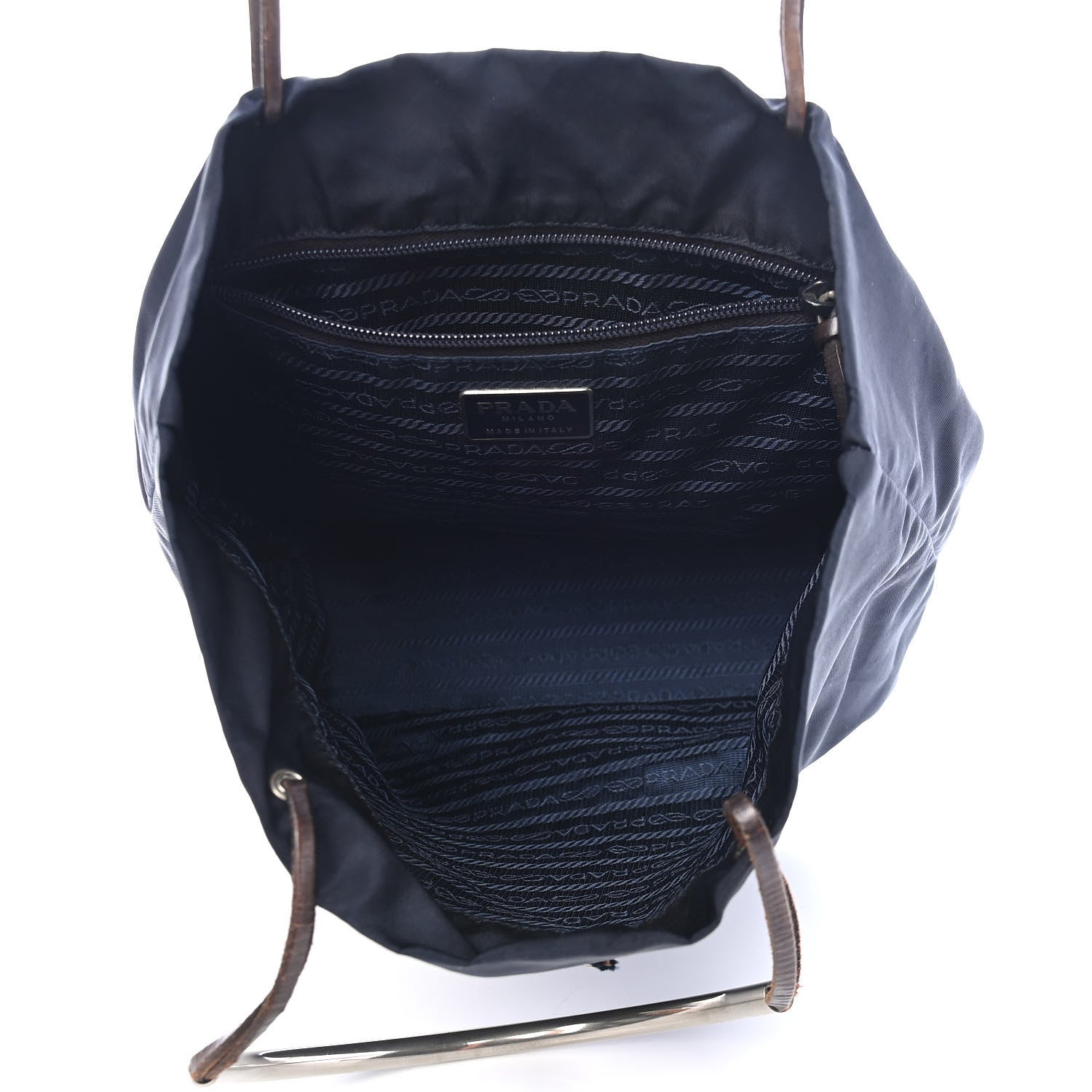 Prada Tessuto Nylon Tote Black 5 of 9