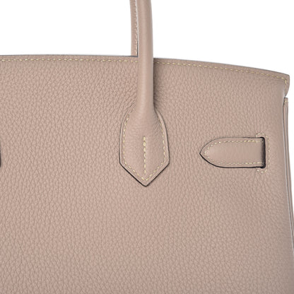 Hermes Togo Birkin 30 Gris Tourterelle 20 of 31