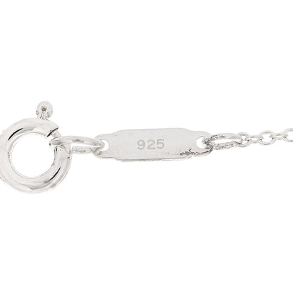 Tiffany Sterling Silver Bow Pendant Necklace 5 of 5
