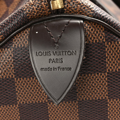 Louis Vuitton Damier Ebene Speedy 30 6 of 11