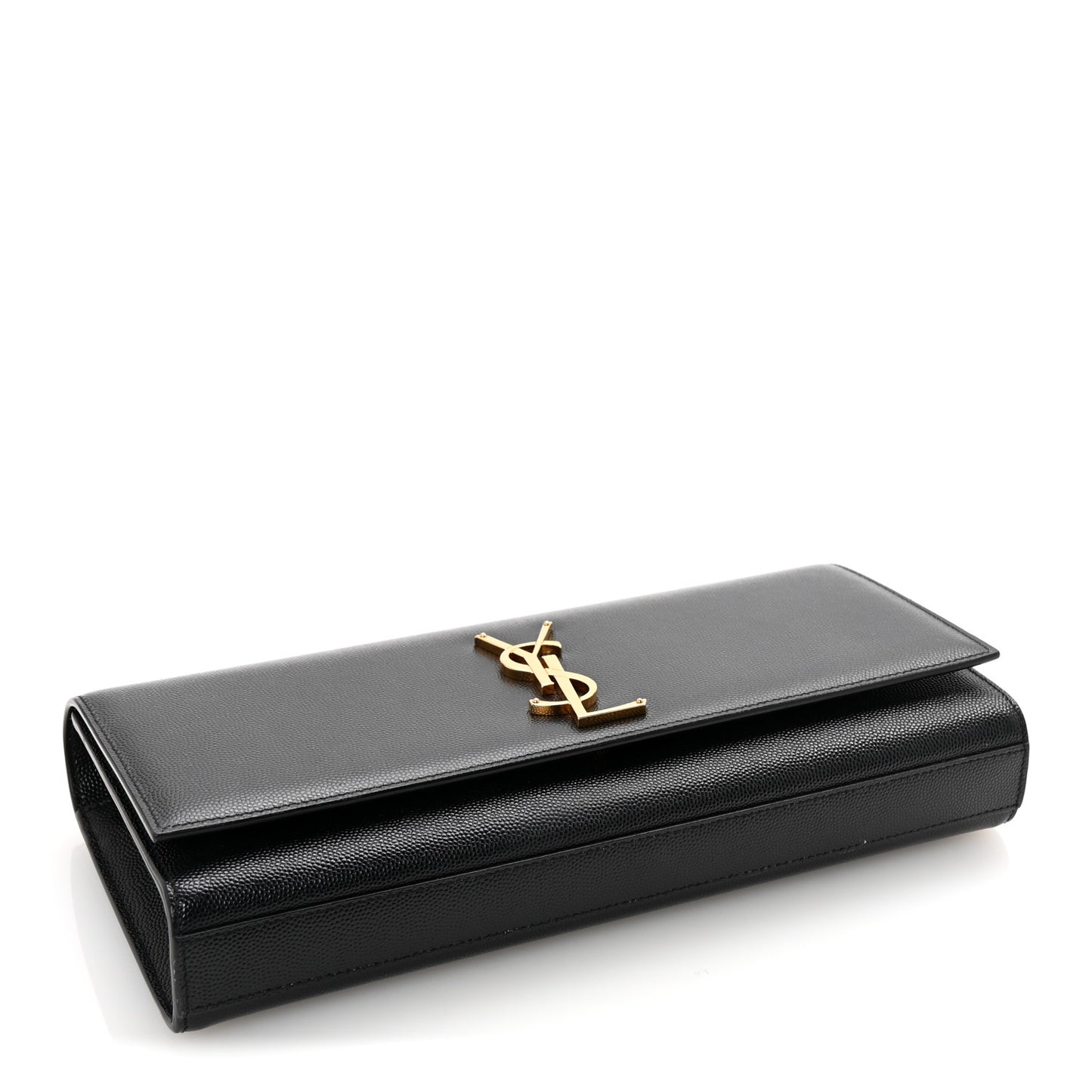 Grain De Poudre Monogram Cassandre Clutch Black
