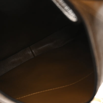 Valentino Garavani Shiny Nappa Chevron Patchwork Small Hoboho Bag Tundra 4 of 8