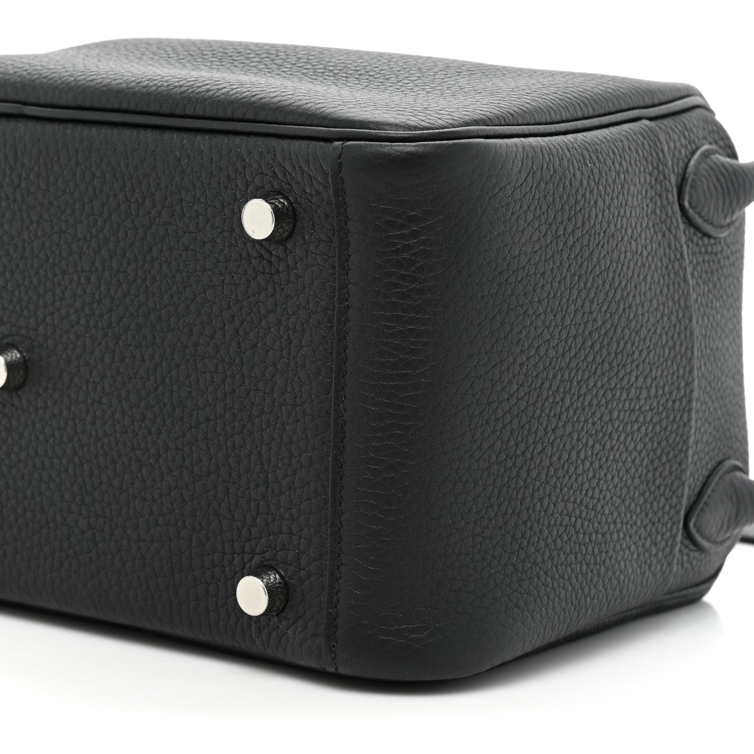 Hermes Taurillon Clemence Lindy 26 Black 7 of 8
