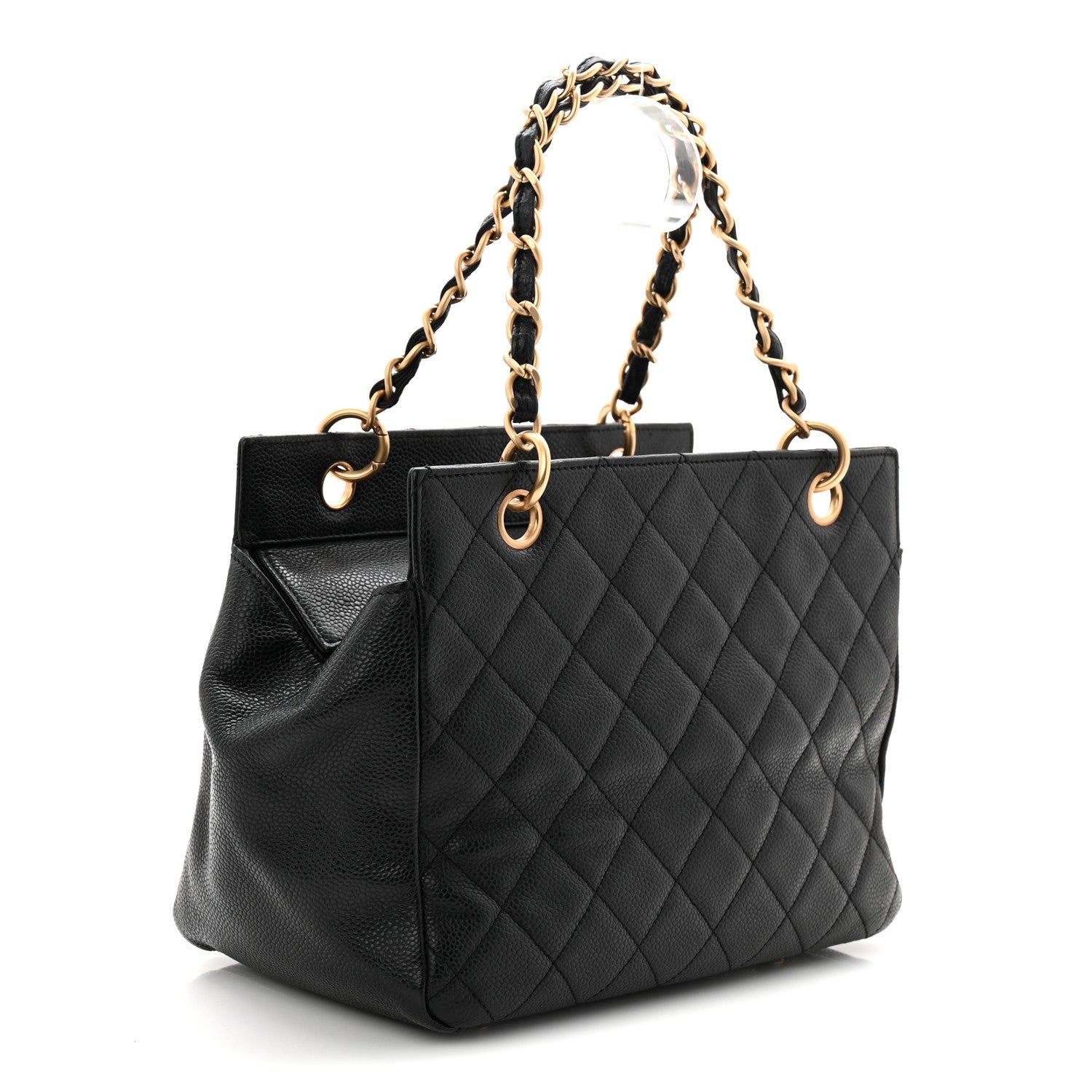 Chanel Caviar Quilted Petit Timeless Tote PTT Black 4 of 21
