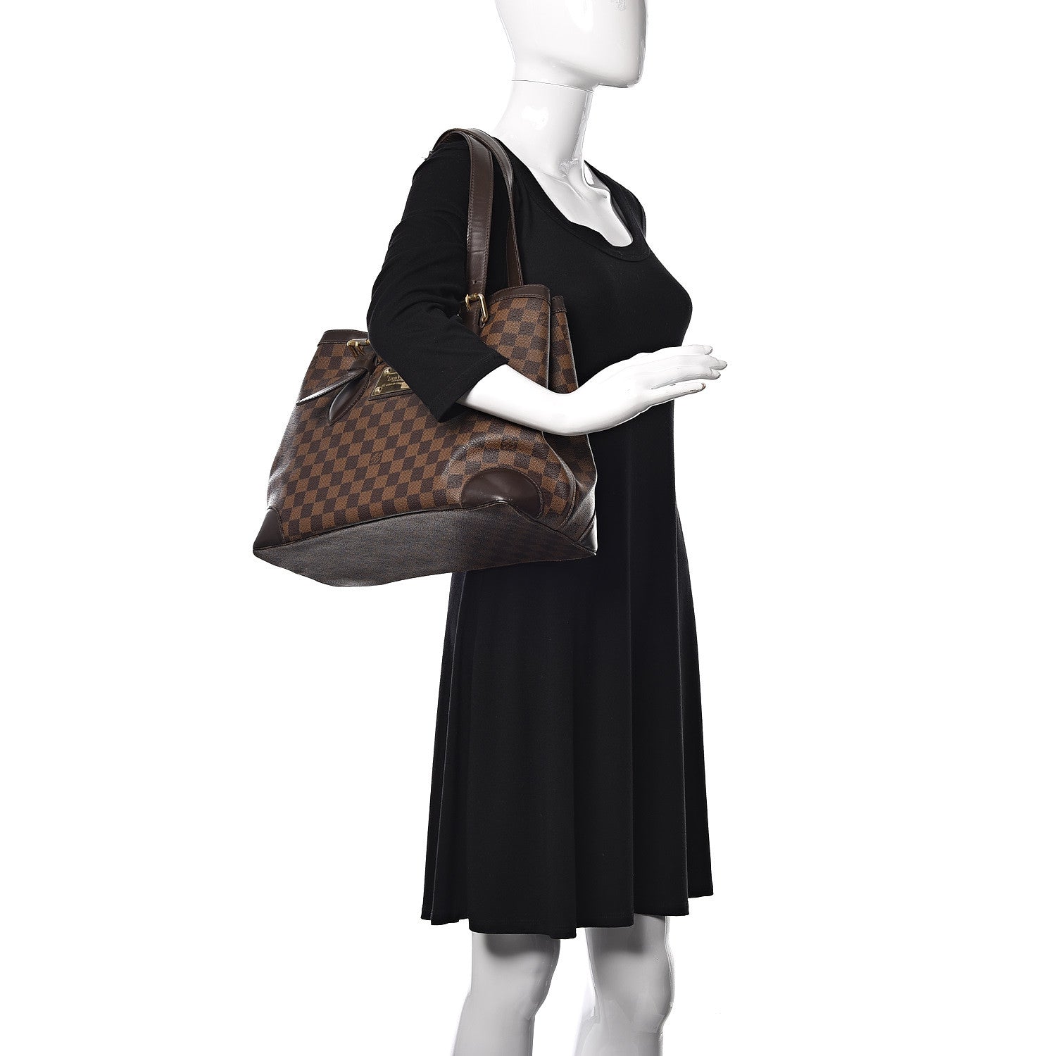 Louis Vuitton Damier Ebene Hampstead MM 2 of 11