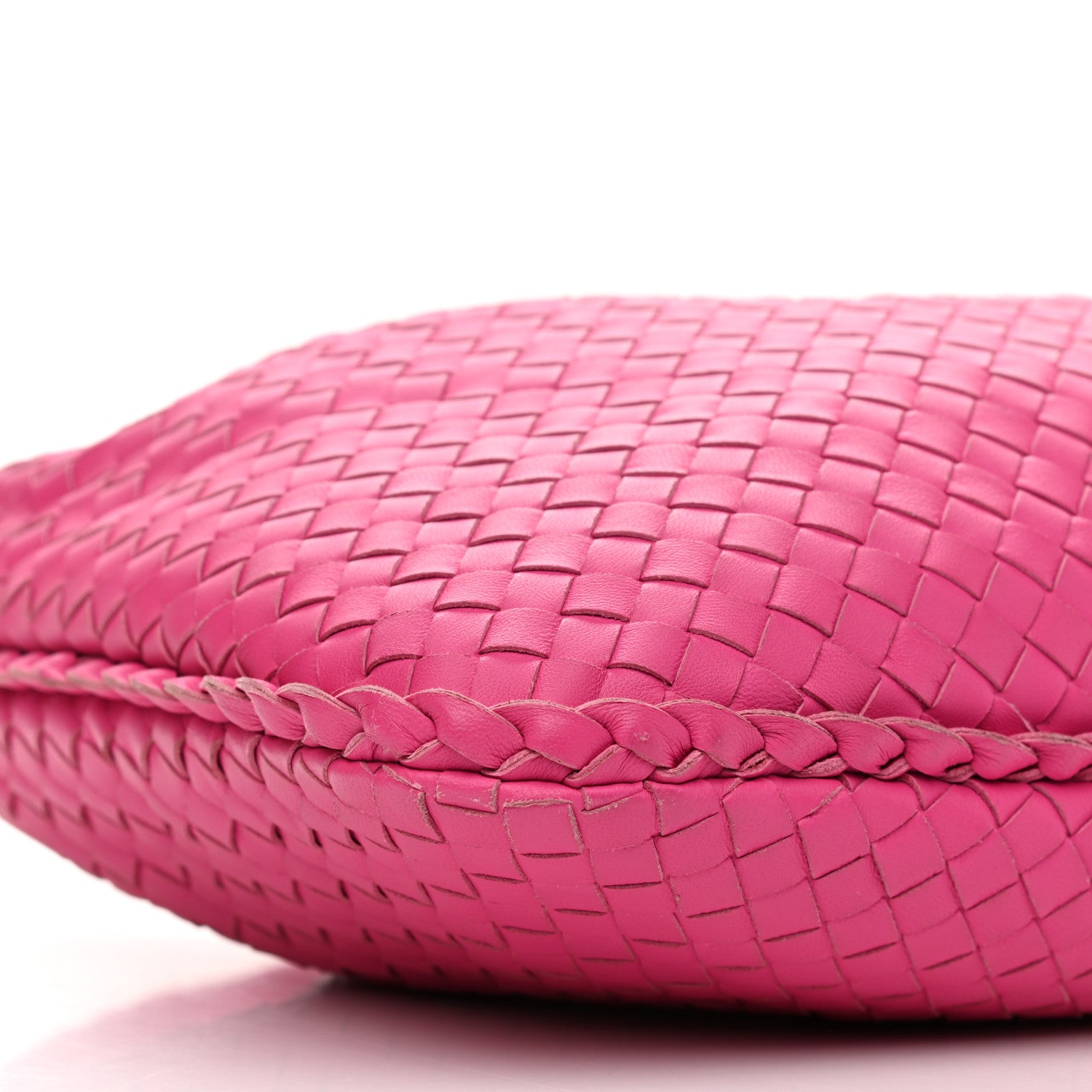 Bottega Veneta Nappa Intrecciato Medium Veneta Hobo Fuchsia 9 of 11